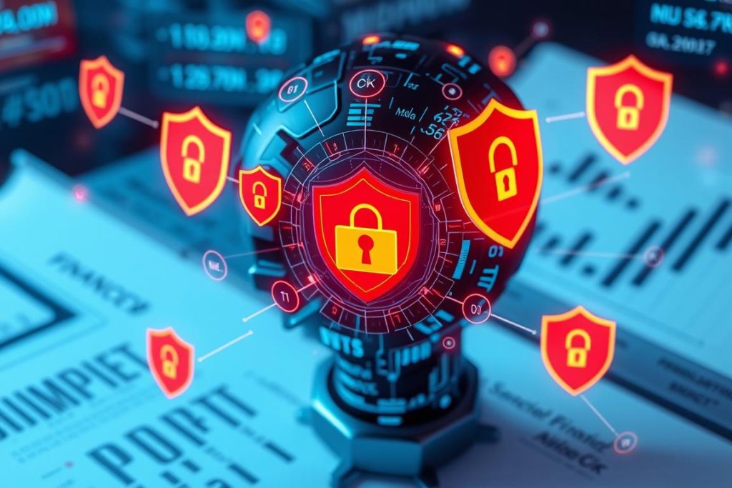 AI system identifying financial risks and providing protection strategies