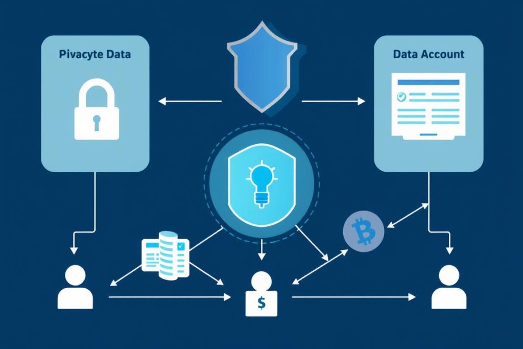 Data privacy and security visualization for AI financial tools