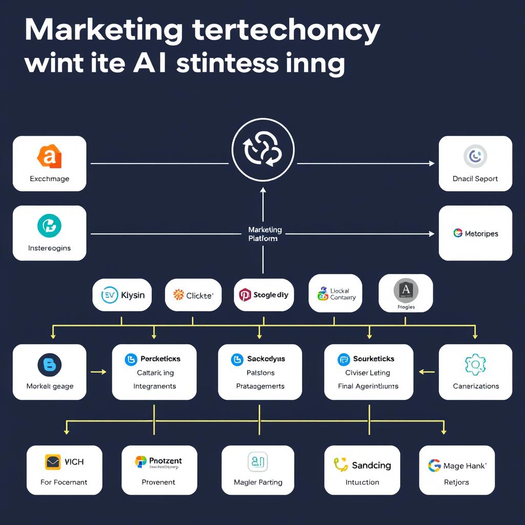 Marketing technology stack with AI tools integration Marketing technology stack with AI tools integration