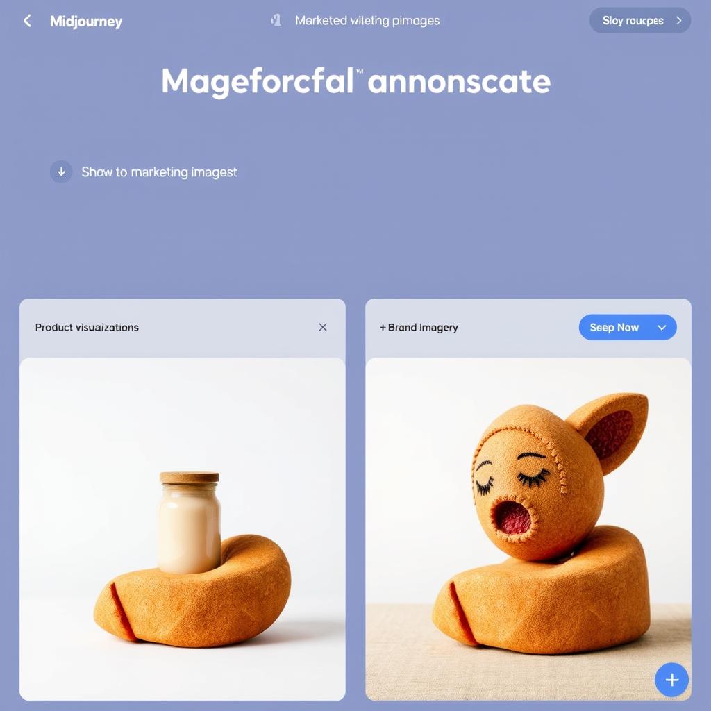 Midjourney AI image generation for marketing visuals