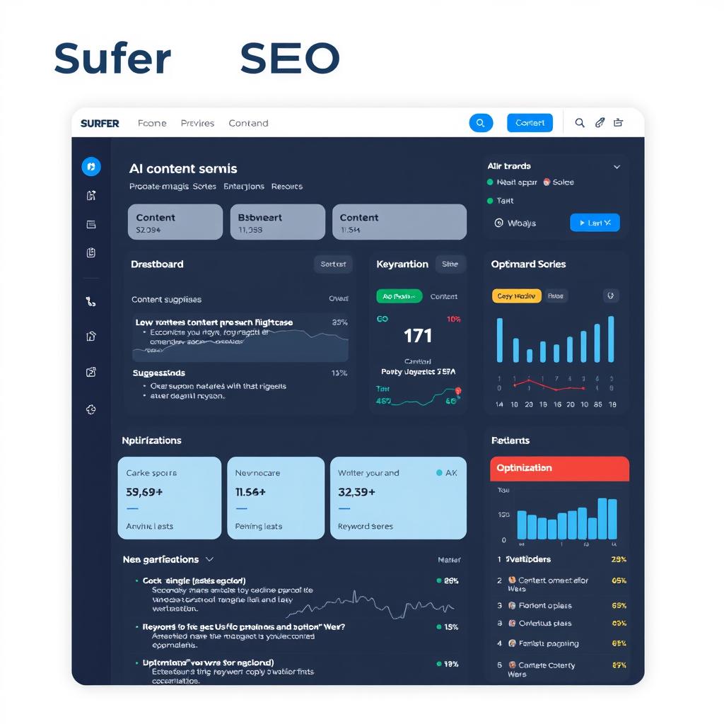 Surfer SEO AI content optimization interface
