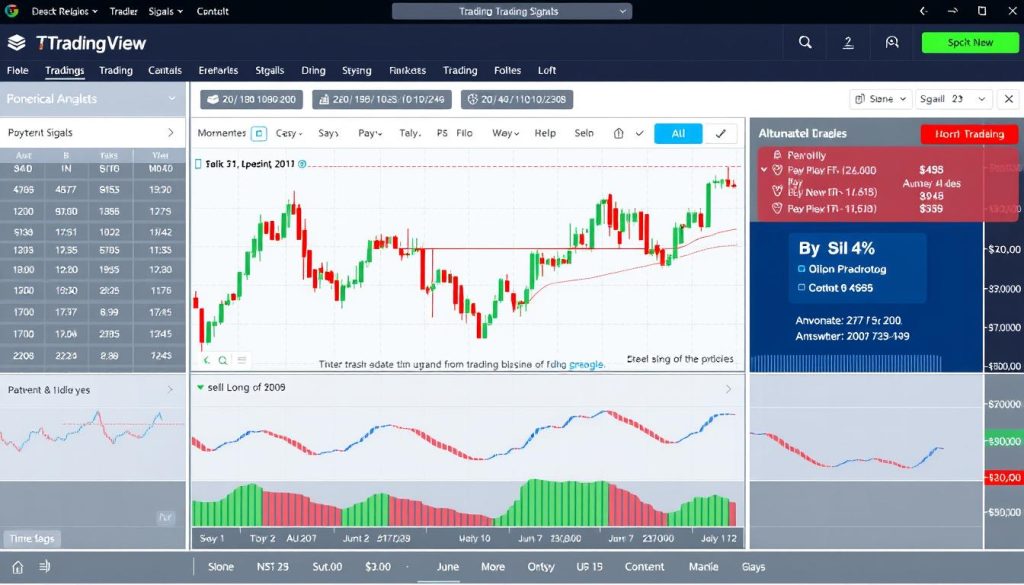 TradingView platform with AI-powered trading signals and analysis